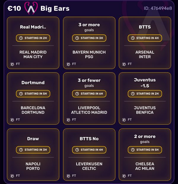 A Big Ears card