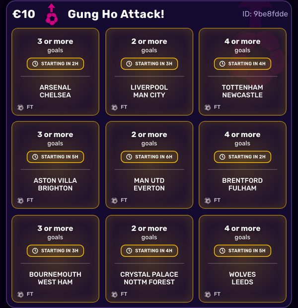 A Gung Ho Attack card